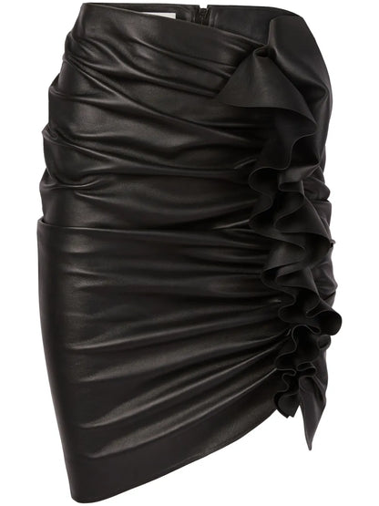 Draped Midi-Skirt