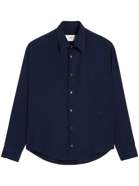 Logo-Embroidered Buttoned Shirt