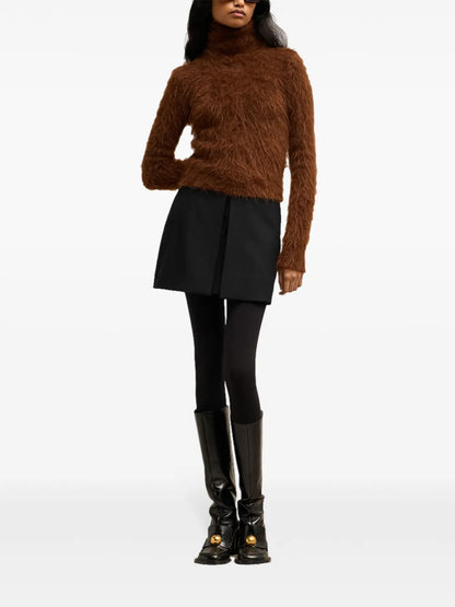 Panelled Mini Skirt