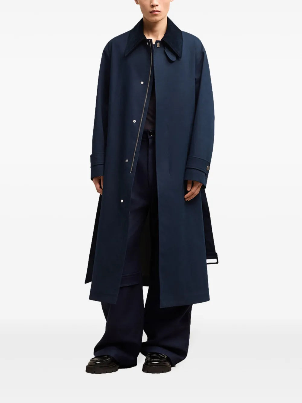 Belted Cotton Trench Coat