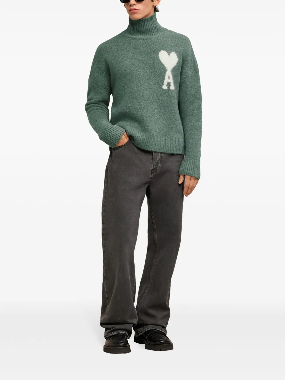 Ami De Coeur Funnel Neck Sweatshirt