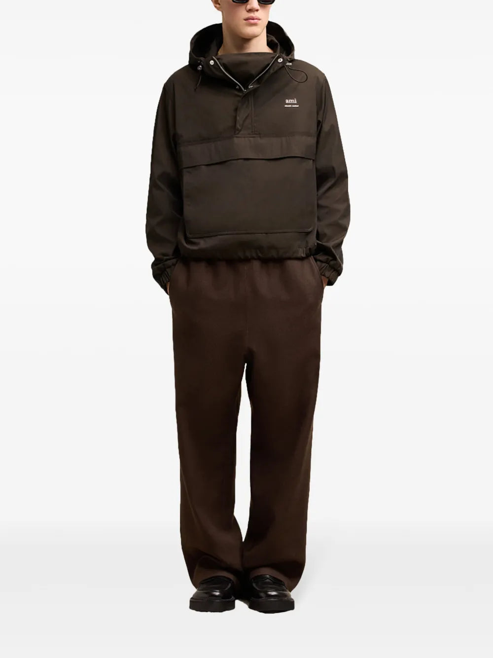 Logo-Print Hooded Jacket