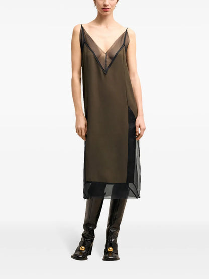 Thin Strap Midi-Dress
