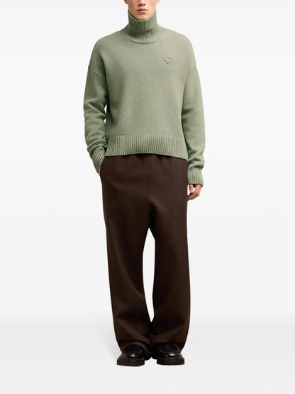 Ami De Coeur Wool-Cashmere Blend Sweater