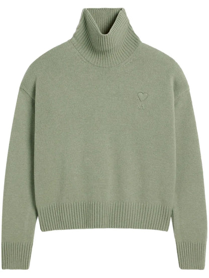 Ami De Coeur Wool-Cashmere Blend Sweater