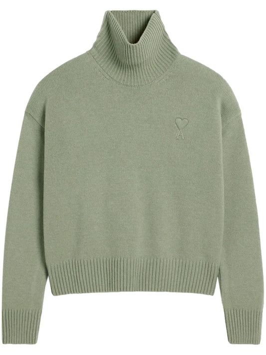 Ami De Coeur Wool-Cashmere Blend Sweater