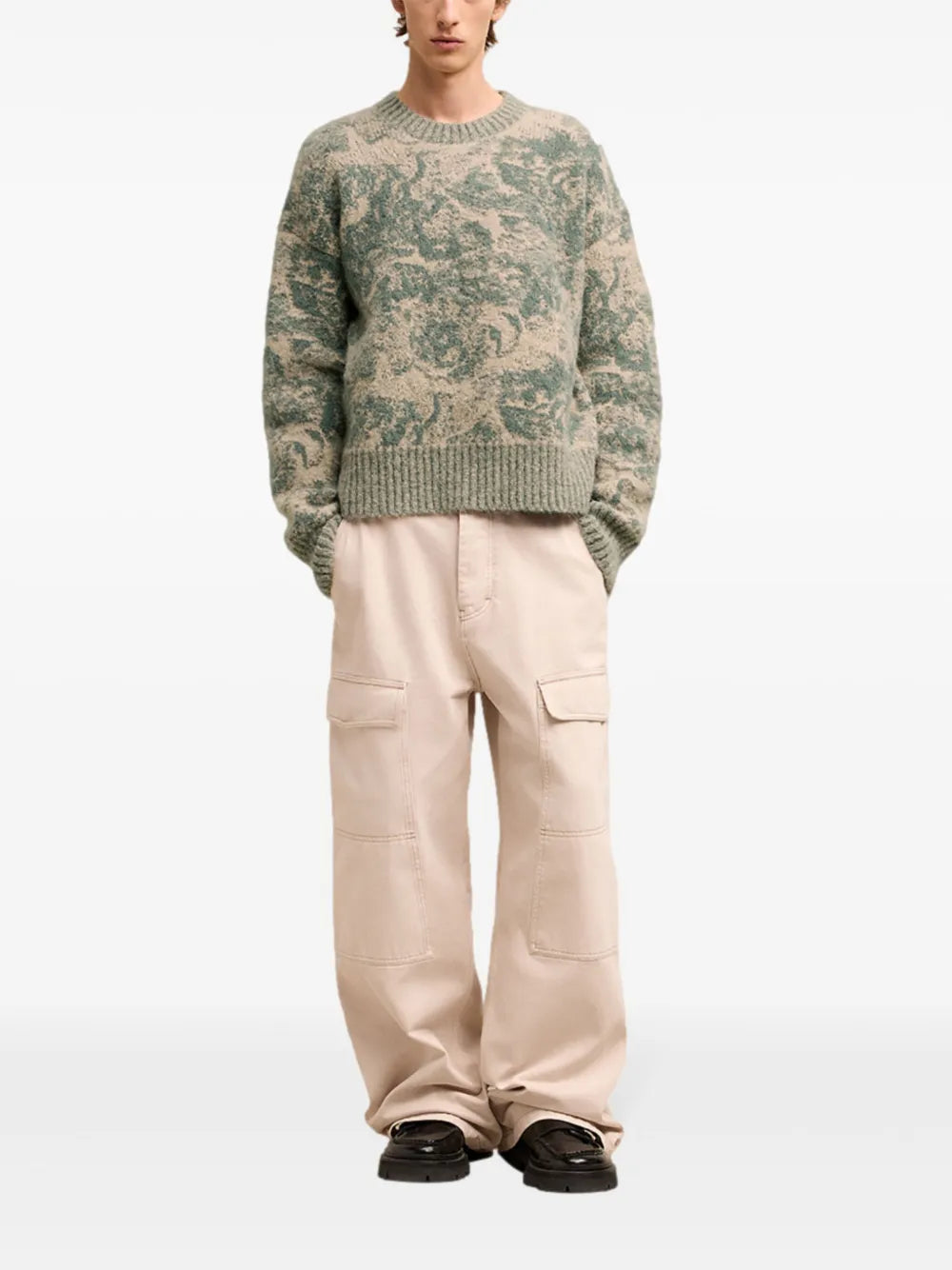 Jacquard Wool Blend Jumper