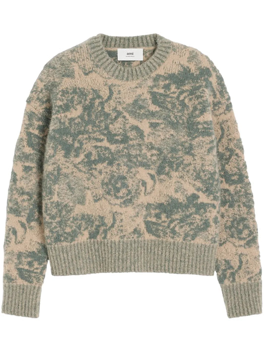 Jacquard Wool Blend Jumper