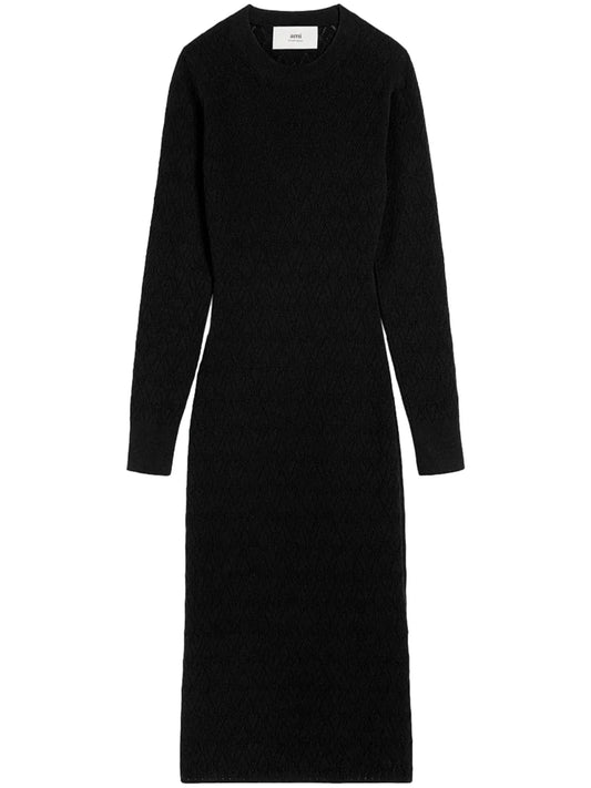 Pointelle Midi-Dress
