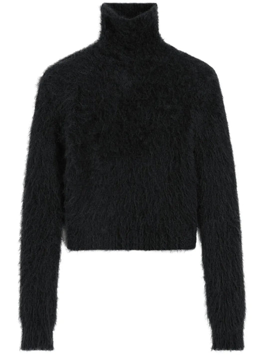 Brushed-Effect Cotton Jumper