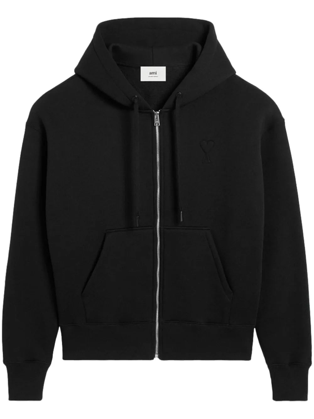 Ami De Coeur Zipped Cotton Hoodie