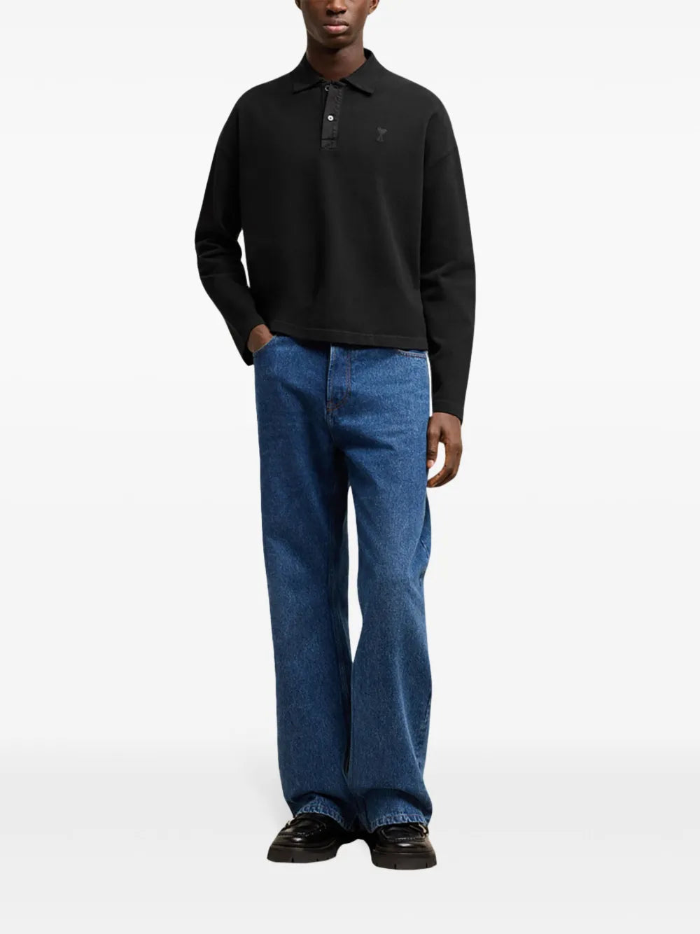 Ami De Coeur Long-Sleeved Polo Shirt