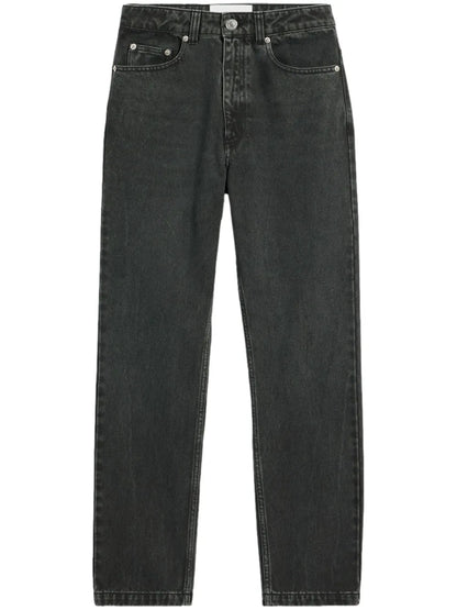 High-Rise Straight-Leg Jeans