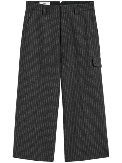 Military Bermuda Stripe Trousers