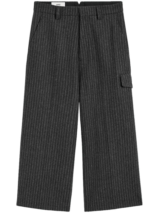 Military Bermuda Stripe Trousers
