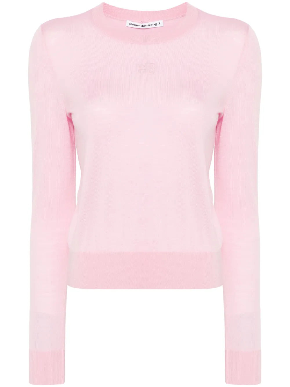 Intarsia-Knit Logo Wool Sweater