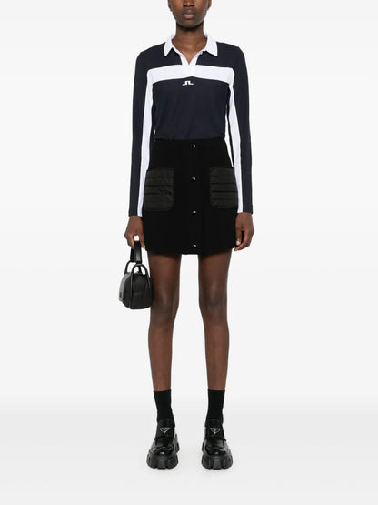 Press-Stud Mini Skirt