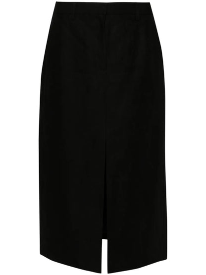 Trouser Linen Midi Skirt