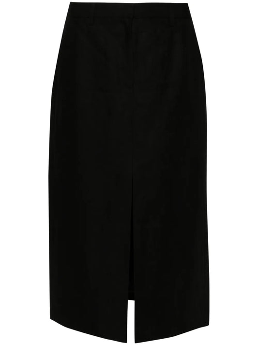 Trouser Linen Midi Skirt