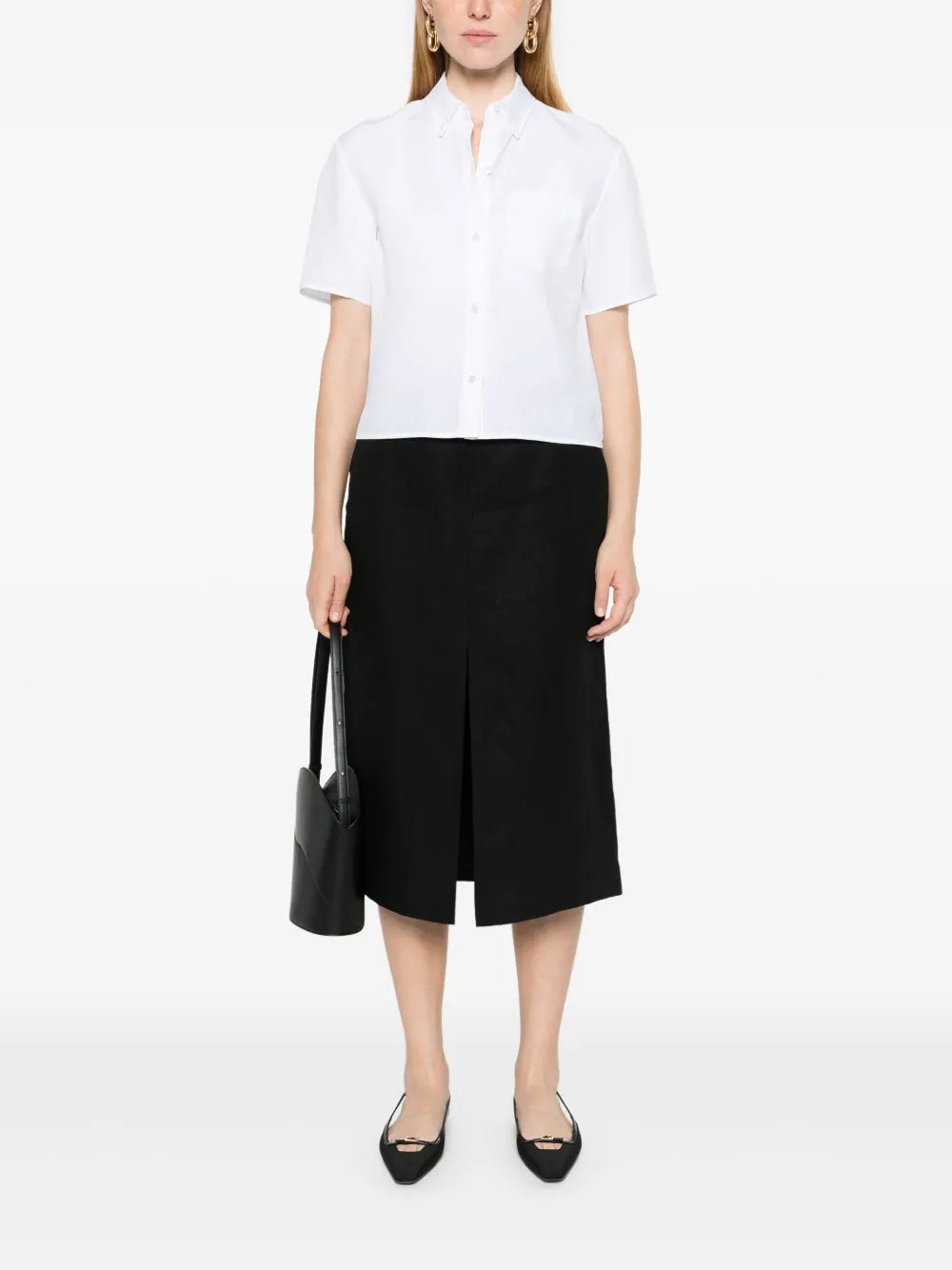 Trouser Linen Midi Skirt