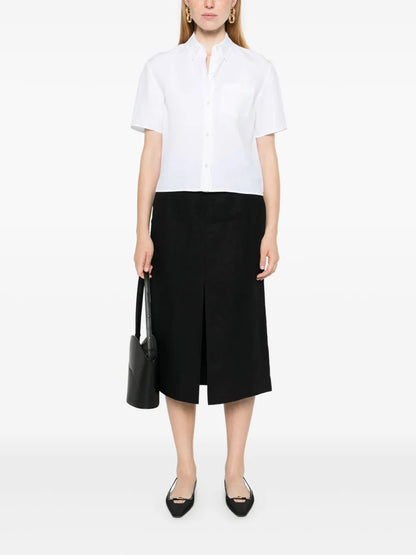 Trouser Linen Midi Skirt