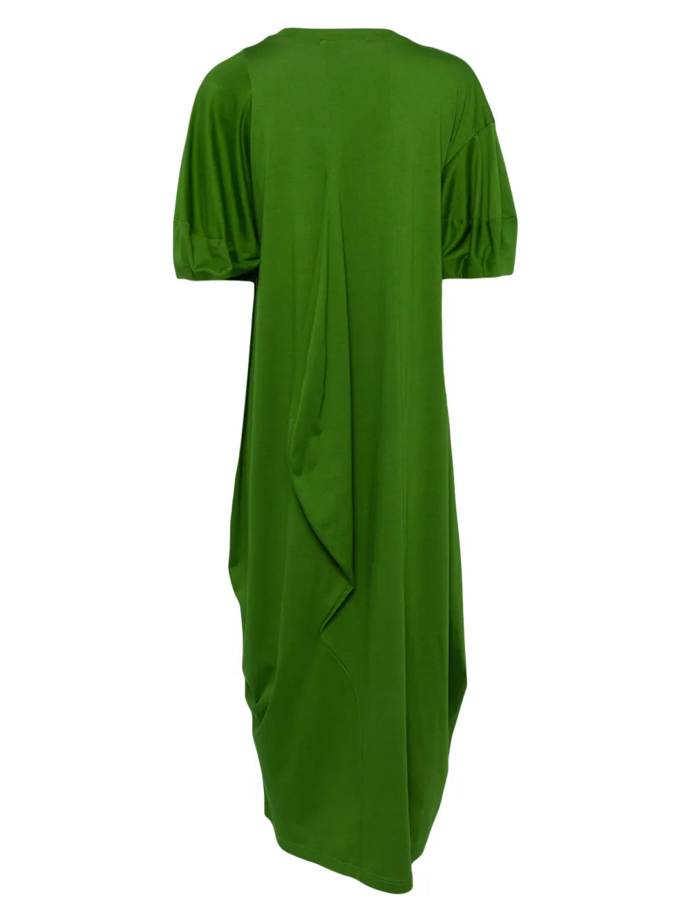 Crew-Neck Cotton Midi Dress