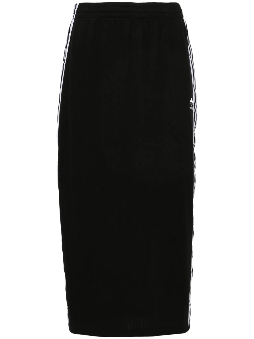 3-Stripes Ribbed Pencil Skirt