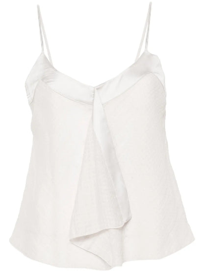 Ruffled Seersucker Top