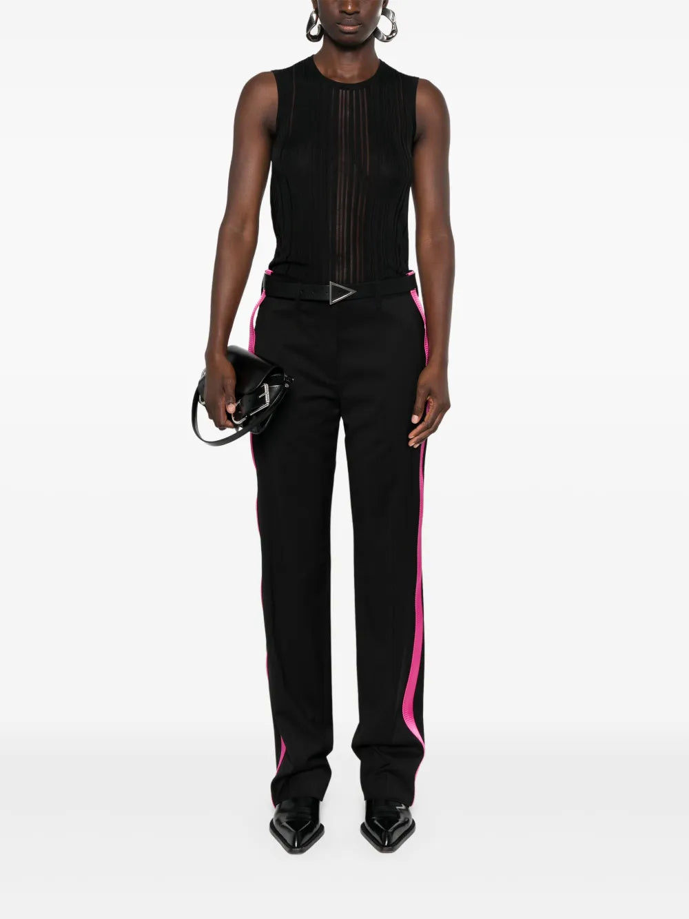 Open-Back Ribbed Tank Top