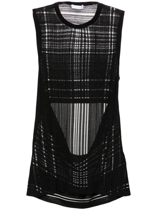 Open-Back Ribbed Tank Top