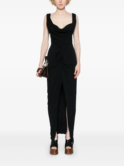 Cowl Neck Maxi Dress