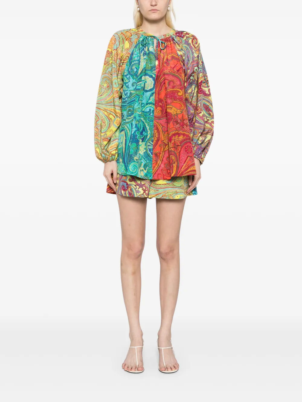 Ceto Spliced Blouse