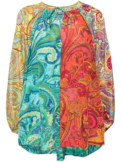 Ceto Spliced Blouse
