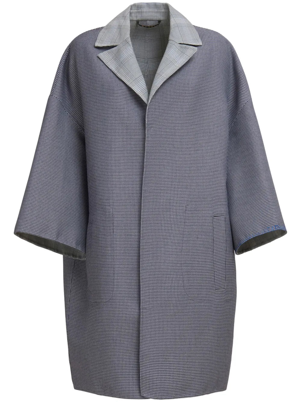 Reversible Houndstooth Coat