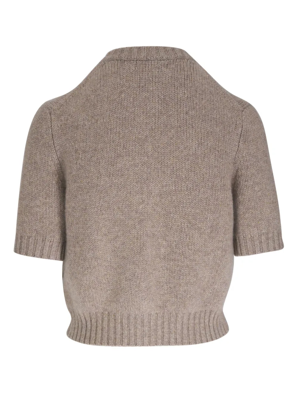 Short-Sleeve Cashmere-Blend Cardigan