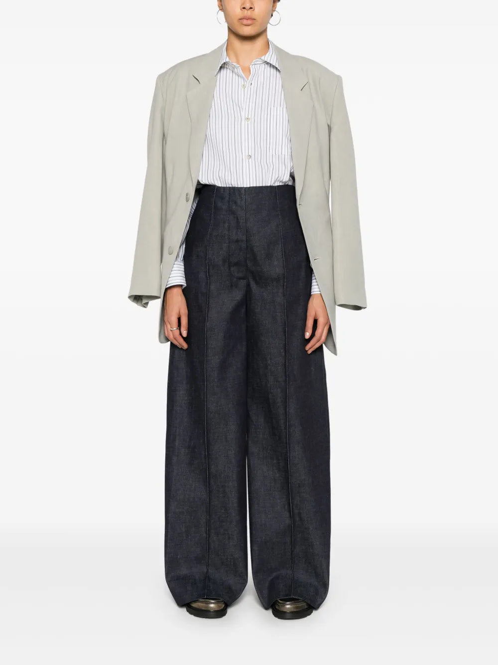 Striped Cotton-Blend Shirt