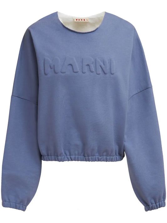 Logo-Embossed Cotton Sweatshirt