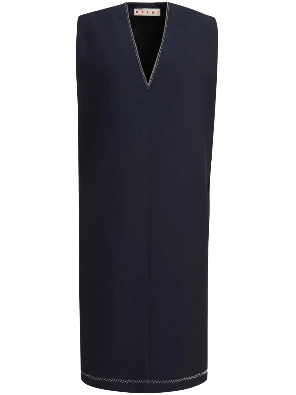 Virgin-Wool Shift Dress