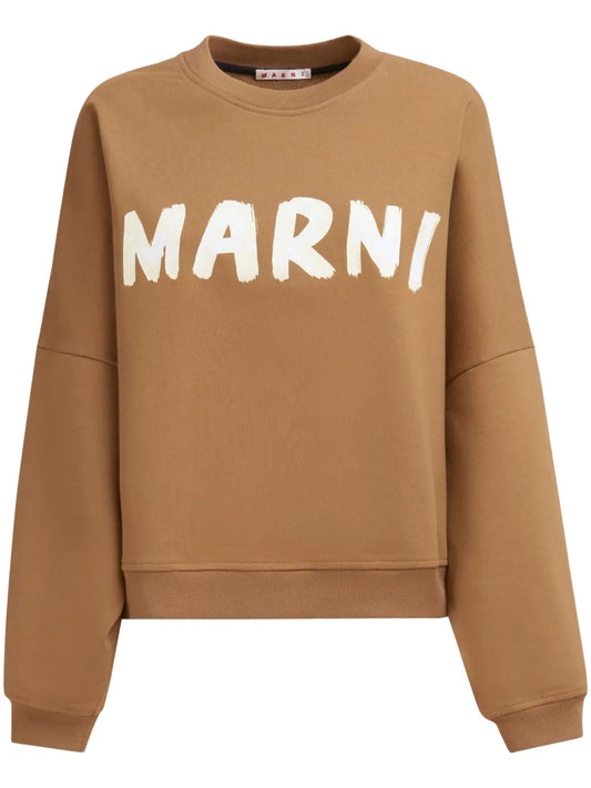 Logo-Print Cotton Sweatshirt
