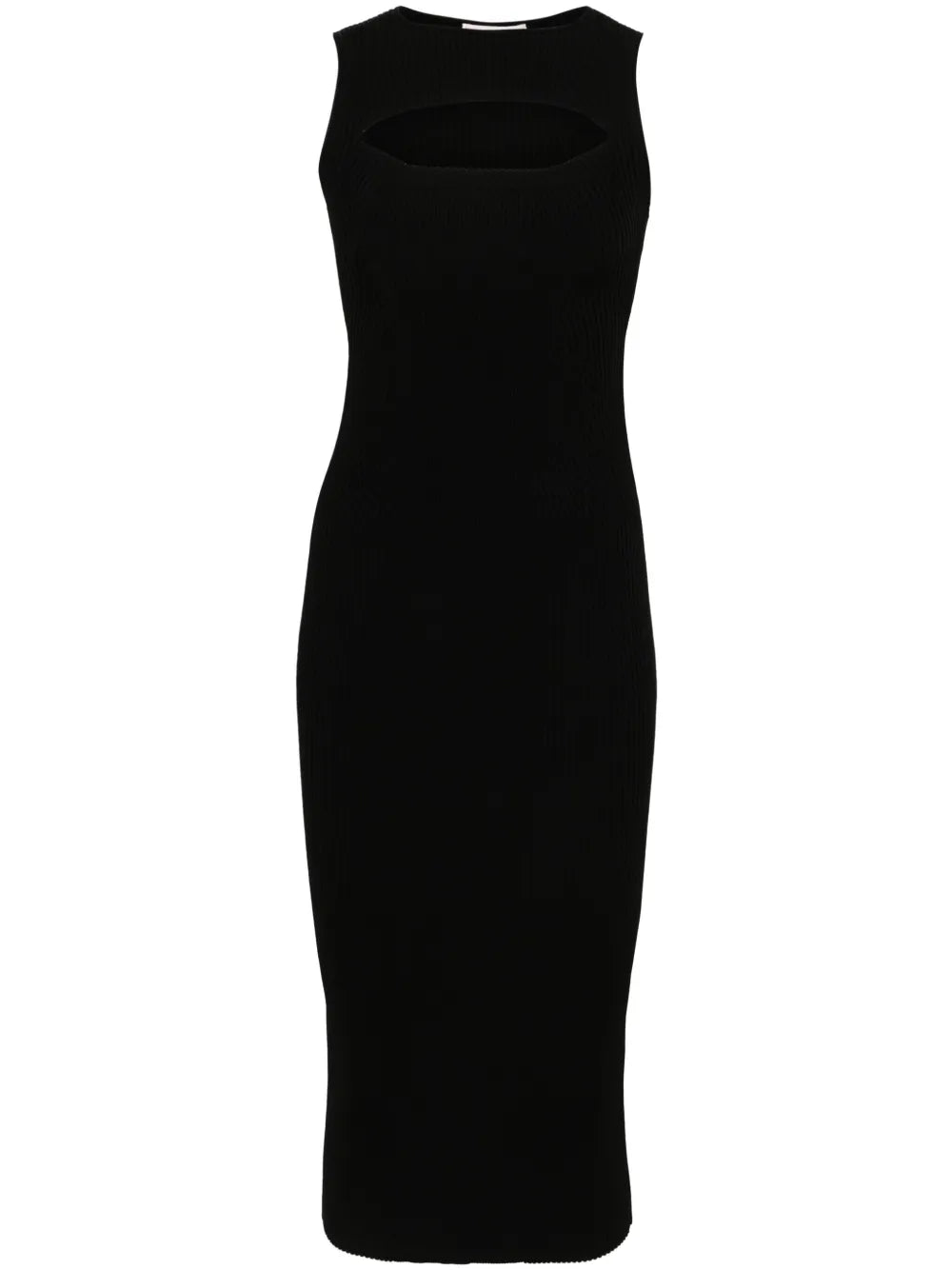 Cut-Out Ribbed Maxi Dress
