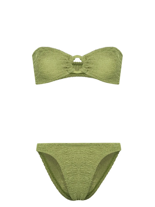 Gloria Seersucker Bikini Set
