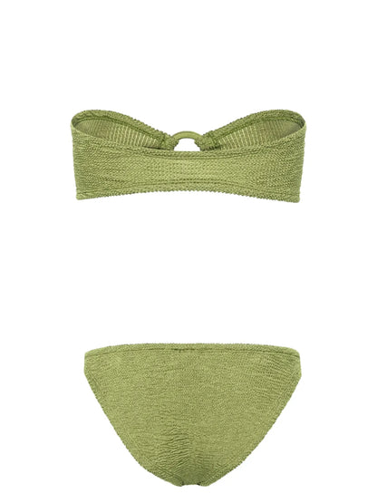 Gloria Seersucker Bikini Set