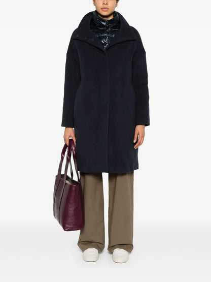 Layered Padded Parka Coat