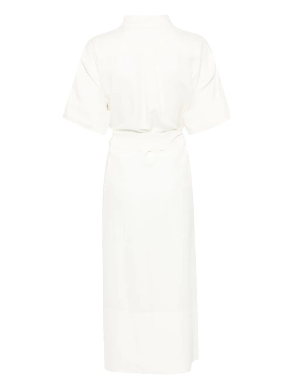 Belted Midi Shirt Dress