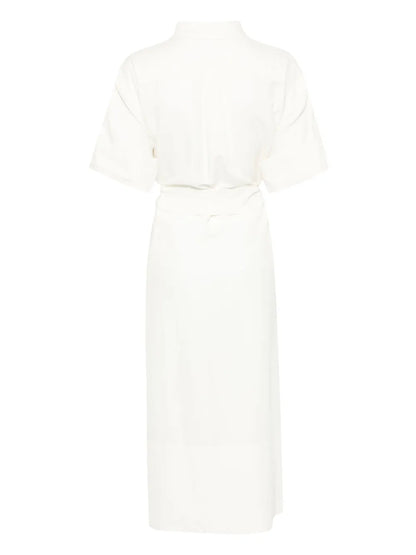 Belted Midi Shirt Dress
