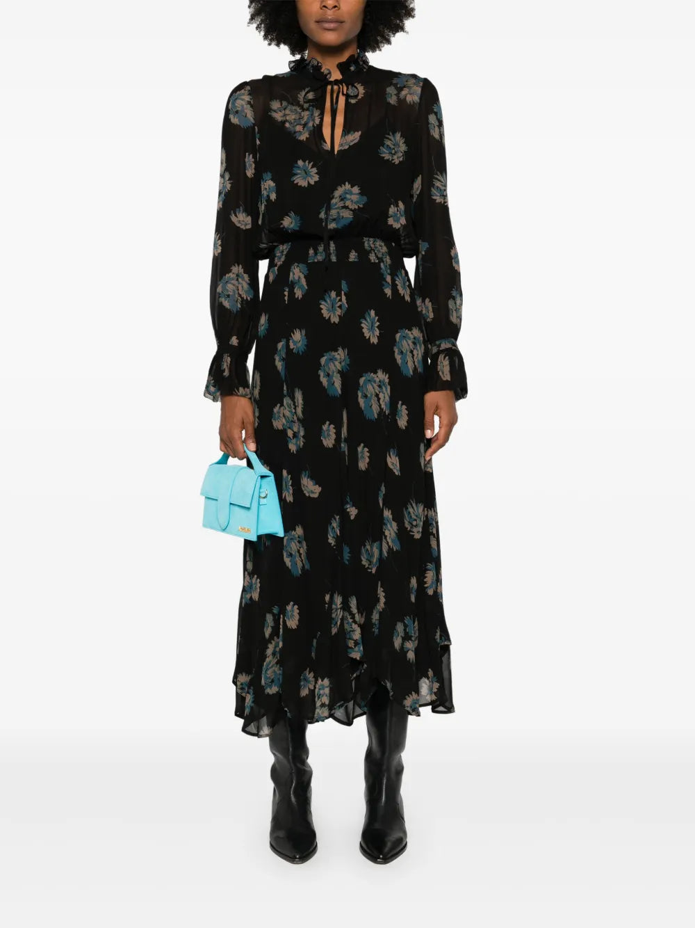Floral-Print Maxi Dress