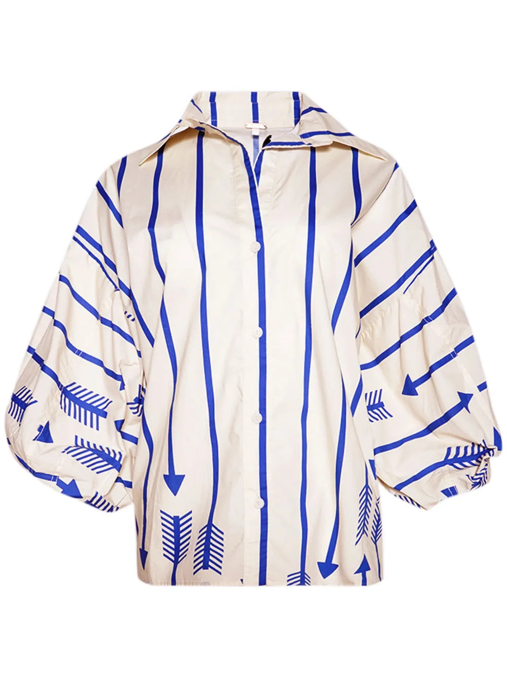 Flechada Arrow-Print Cotton Shirt