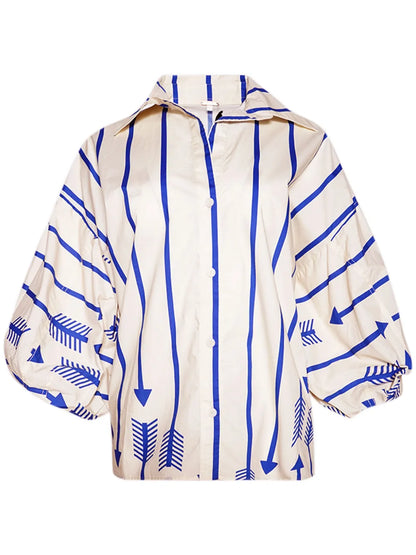 Flechada Arrow-Print Cotton Shirt