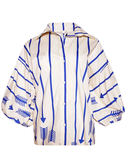 Flechada Arrow-Print Cotton Shirt