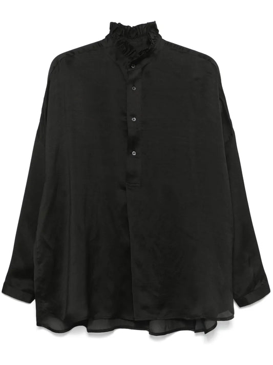 Ruffled-Collar Blouse